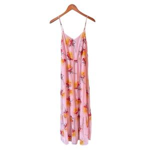 J. Crew tiered floral maxi dress